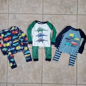 Boys 3T Long-sleeved Pajama Bundle